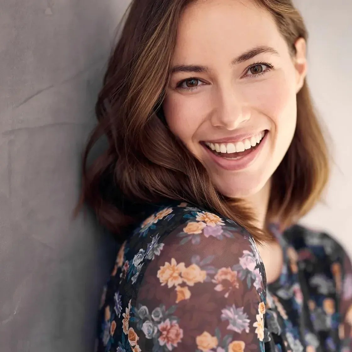 Smiling woman