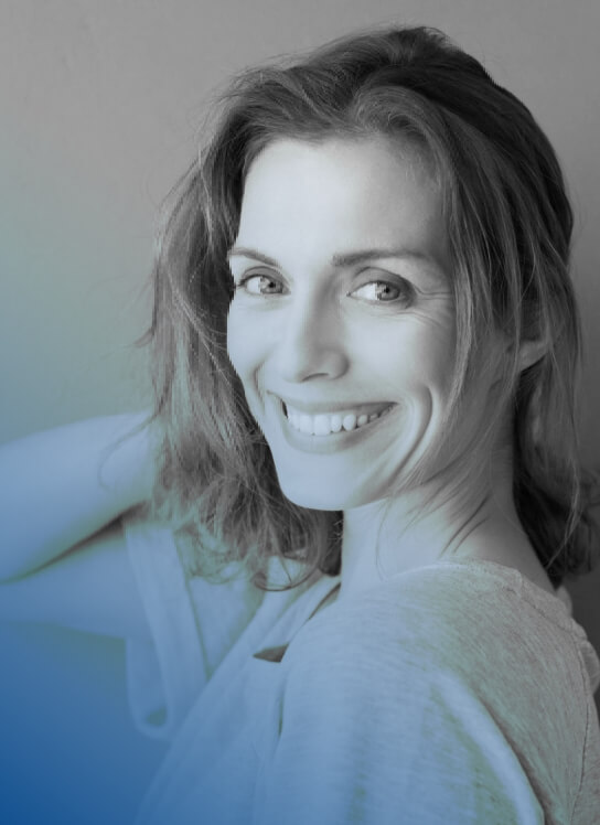 Woman smiling